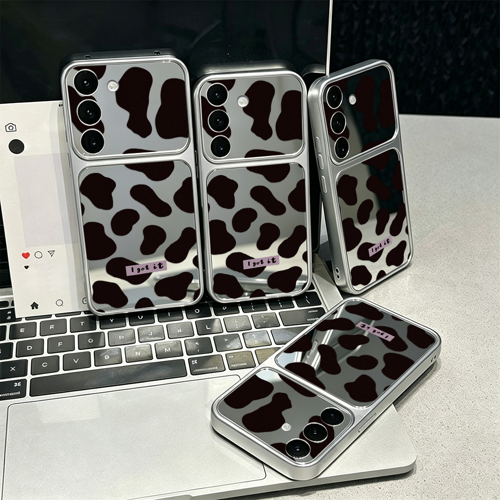 Y2K Aesthetic Cow Print Mirror - Samsung Galaxy A55 review and price