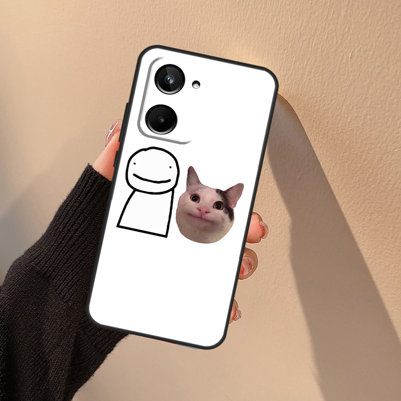 Beluga Cat Meme Face Smiling C - Realme C67 review and price