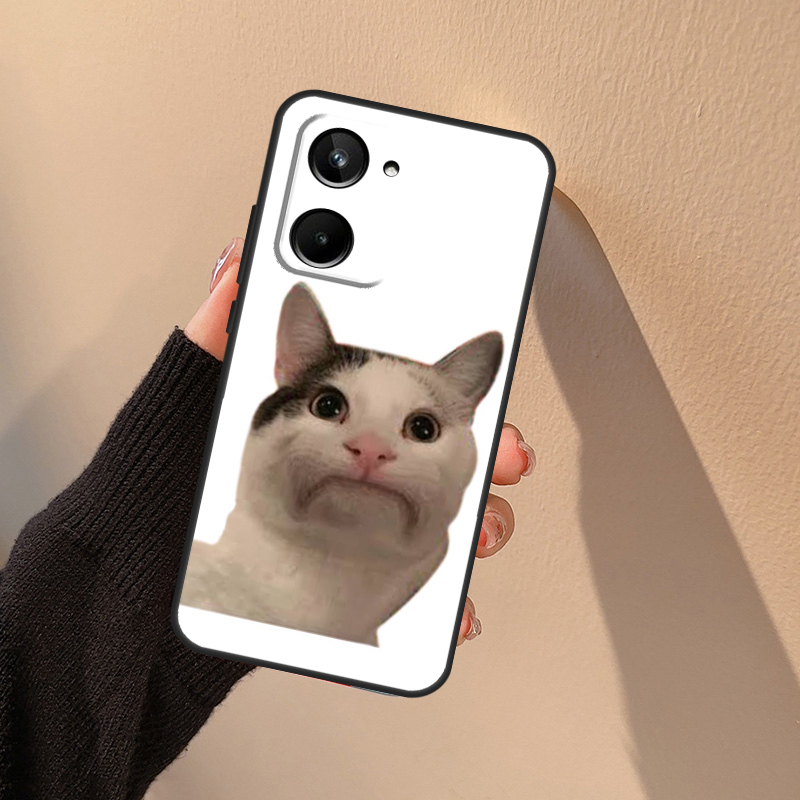 Beluga Cat Meme Face Smiling C - Realme C67 review and price
