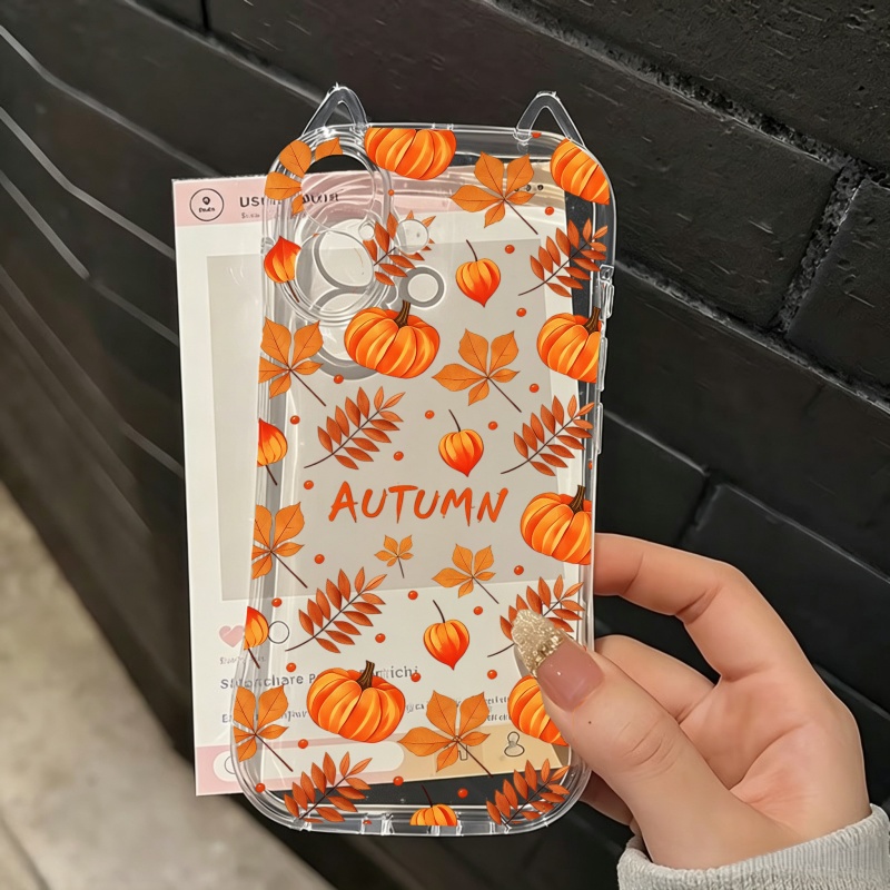 Autumn Pumpkin Falling Leaves  - Apple Iphone 15 Pro Max review and price