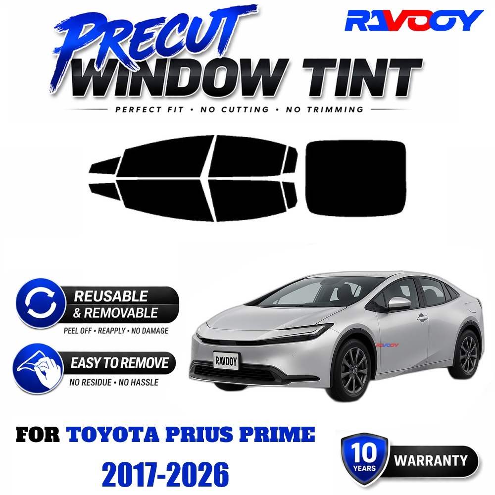 RAVOOY Precut Window Tint, Reu - Air Bubble Remover review and price
