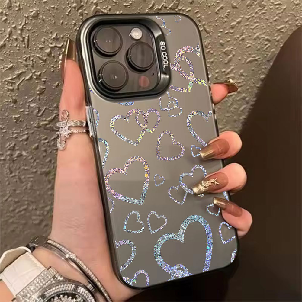 Colorful Heart Print Case For  - Apple Iphone 15 Pro Max review and price
