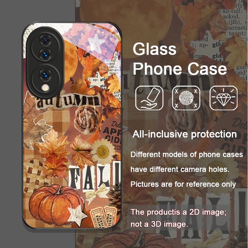 Retro Autumn Leaves Pumpkin Pl - Huawei Nova 12 review and price