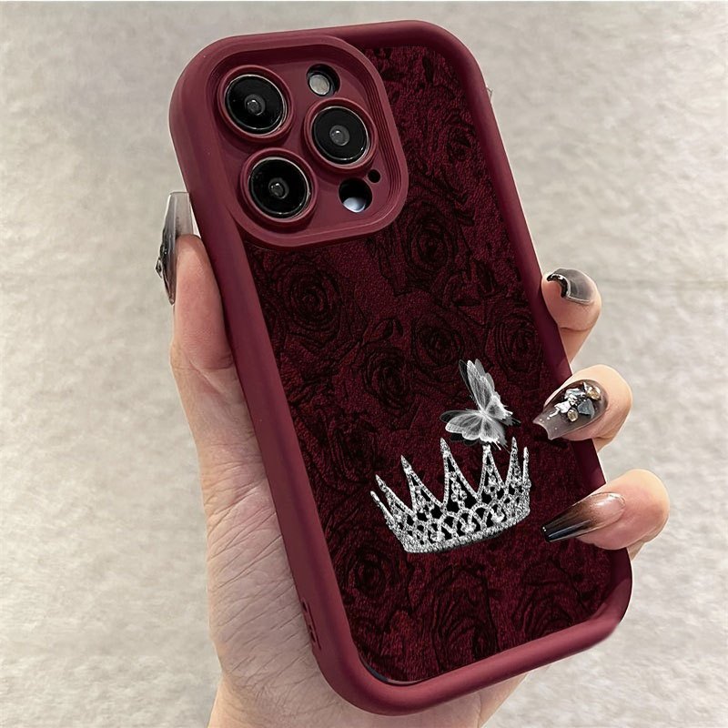 Phone Case Red Rose Silver Cro - Apple Iphone 15 Pro Max review and price